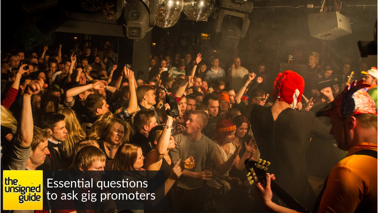 Essential questions to ask gig promoters